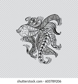 Abstract Fish illustration.
