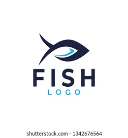 Abstract fish logo
