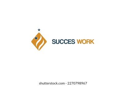 Abstract fish logo design template. Creative vector symbol of fishing industry.