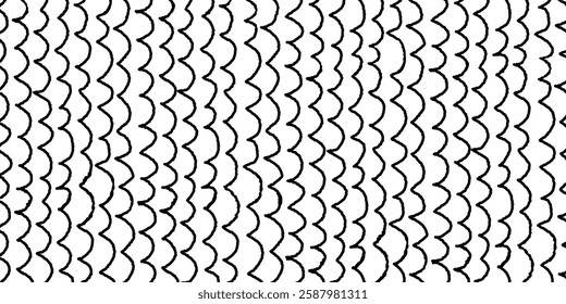 Abstract fish scale brush background.