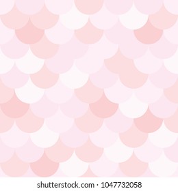 Abstract fish scale geometric background, Pink overlapping pattern background, Abstract pink seamless pattern.
