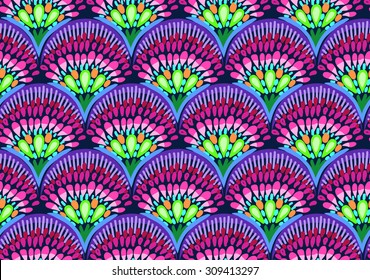 abstract fish scale print ~ seamless background