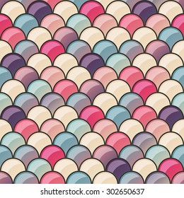 Abstract fish scale texture, Water wave, Seamless pattern background.