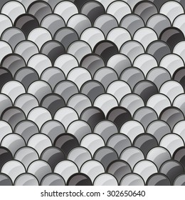 Abstract fish scale texture, Water wave, Seamless pattern background.
