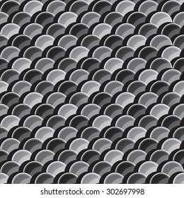 Abstract fish scale texture, Water wave, Seamless pattern background.