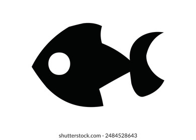 Abstract Fish Vector Icon Design