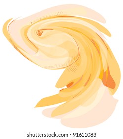 Abstract fish vector illustration
