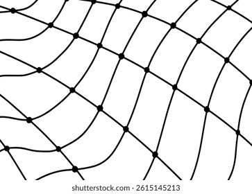 Abstract Fishing Net Background Design. Simple, easy to edit, vector shape.
