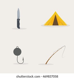 Abstract Fishing Object