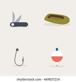 Abstract Fishing Object