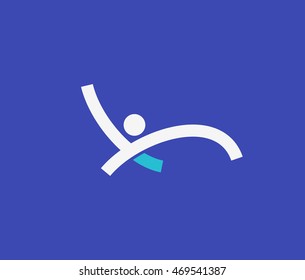 Abstract fitness elements Logo vector illustration.