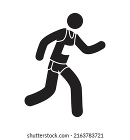 Abstract fitness illustration icon design art 