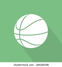 abstract fitness object with shadow effect on a green background