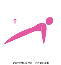 Abstract fitness person