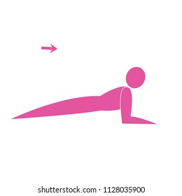 Abstract fitness person