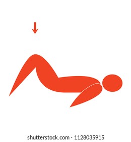 Abstract fitness person