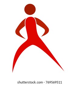 abstract fitness person