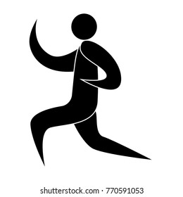 abstract fitness person