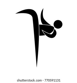 abstract fitness person
