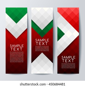 Abstract Flag Background : Vector Illustration