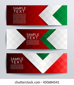 Abstract Flag Background : Vector Illustration