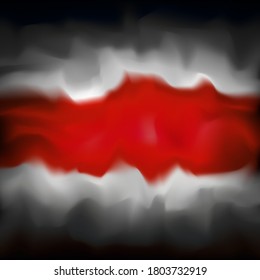 Bandera abstracta del fondo belarús para el diseño creativo. Bandera de pancartas de diseño de bielorrusia. Fondo nebuloso gráfico. Vectores patrióticos y de protesta, plantilla