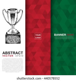 Abstract flag colour banner .Illustration eps 10