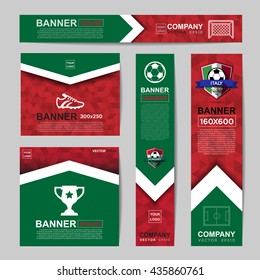 Abstract flag colour banner for Website Ads.Ratio,728x90,300x250,200x200,120x600,160x600