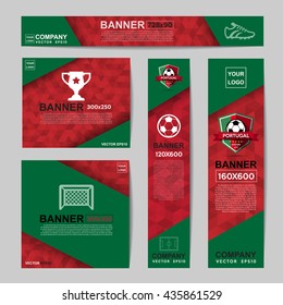 Abstract flag colour banner for Website Ads.Ratio,728x90,300x250,200x200,120x600,160x600