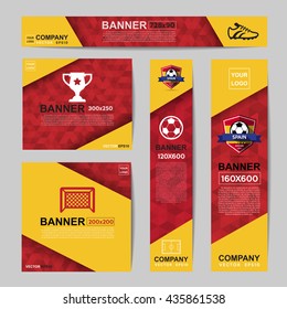 Abstract flag colour banner for Website Ads.Ratio,728x90,300x250,200x200,120x600,160x600