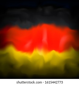 Abstract flag of germany background for creative design. Graphic abstract background. German patriotic vector, template. Watercolor drawing. Germany flag banner design