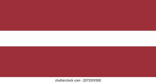 Bandera abstracta de Letonia. Ilustración vectorial.