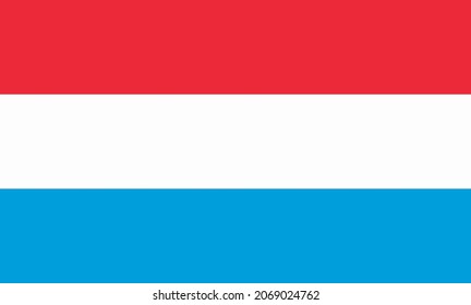 Abstract Flag of Luxembourg. Vector illustration.