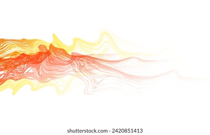 fondo de ilustración vectorial de llama abstracta 