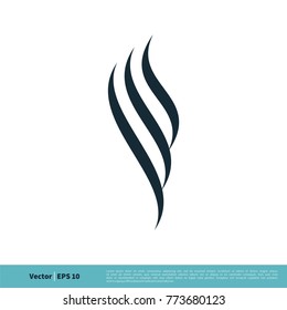 Abstract Flame Icon Vector Logo Template Illustration Design. Vector EPS 10.