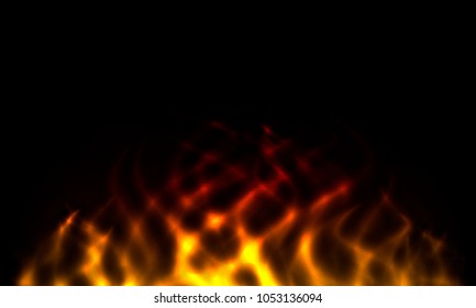 Abstract flame of red fire