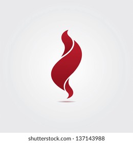 Abstract Flame Symbol