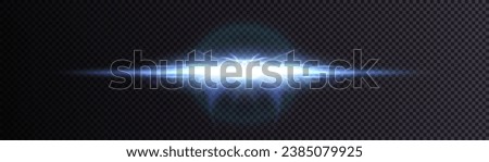 Abstract flash of light with elements of electric discharge, lightning. High current, power. Vector illustration of an overlay on an isolated Background.
