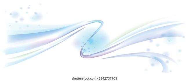 Abstract flash over bright blue background. Vector illustration.