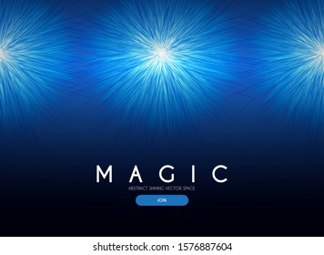 Abstract flash power background. Stylised explosion.