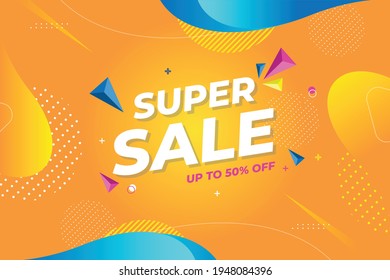 abstract flash sale banner, in orange color. suitable for your business promotion.vector eps10