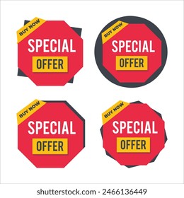 Abstract Flash Sale Discount Banner Vector Templates