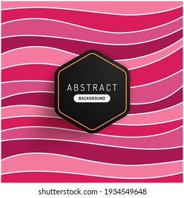 Abstract flat background with colorful waves. Modern banner or poster template. Vector design illustration.