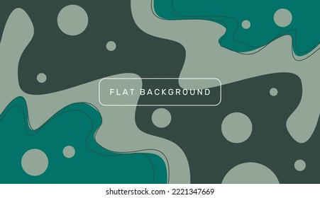 Abstract flat background in minimal style. Creative illustration for poster, brochure, landing, page, cover, ad, promotion. Eps10 vector