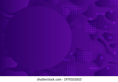 abstract flat background with purple color vector