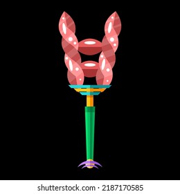 Abstraktes Batch Battlex Weapon War Logo Vektordesign Stil Symbol Symbol Zeichen für Spiele