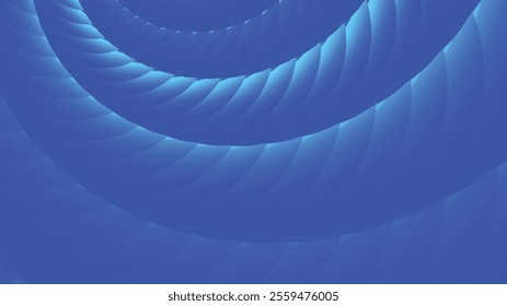 Abstract Flat Blue Gradinet Twigs Curve Background, Type 01