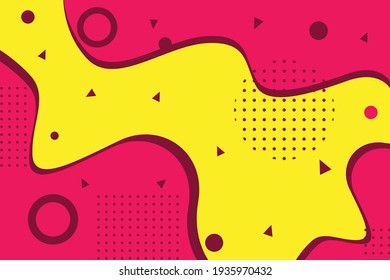 Abstract flat colorful geometric shapes background