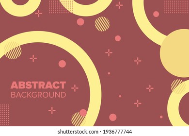 Abstract flat colorful geometric shapes background