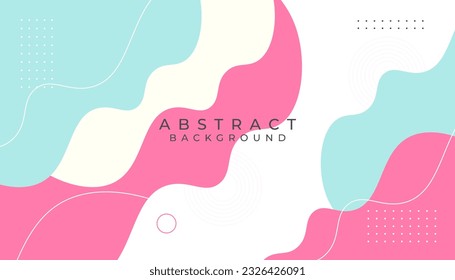 Abstract flat colorful geometric shapes background
